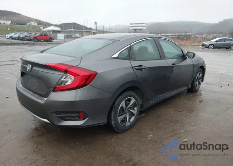 2019 Honda Civic Lx z USA, uszkodzony, nr VIN 19XFC2F66KE026962